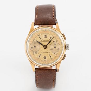 Exactus, chronograph, wristwatch, 33 mm.