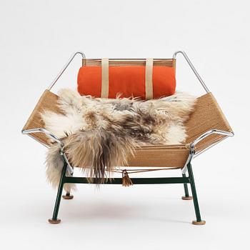 Hans J. Wegner, fåtölj, "Flag Halyard", Getama, Danmark, 1950-60-tal.