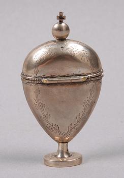 SVAMPDOSA, silver, 1800-tal.