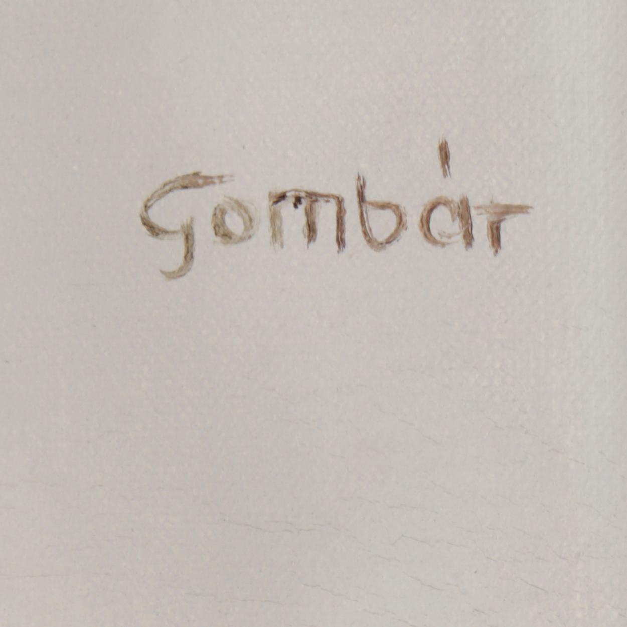 ANDRÁS GOMBÁR, olja på duk, signerad.
