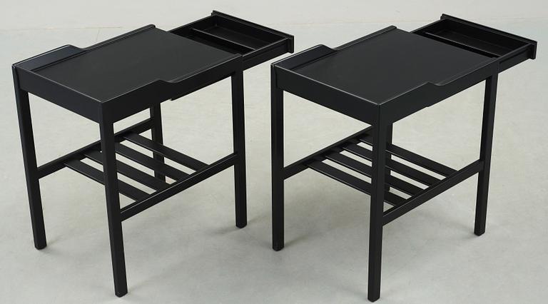 SÄNGBORD, ett par, Bertil Fridhagen, Bodafors, 1960-tal.