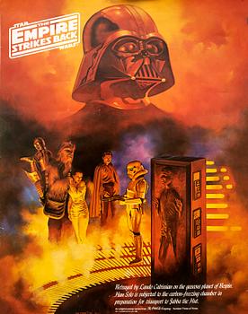 Three American 1980 original posters from The Coca Cola Company, Star Wars, 'Empire strikes back'.