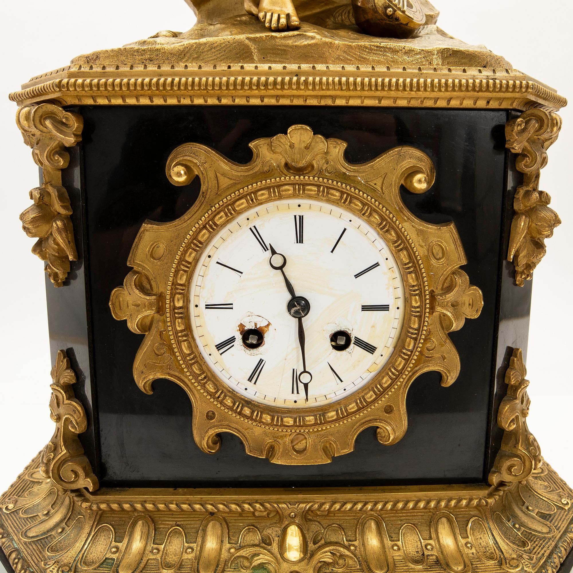 Table pendulum clock, Louis Philippe, France.