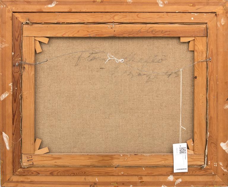 Gideon Börje, oil on canvas, signed.