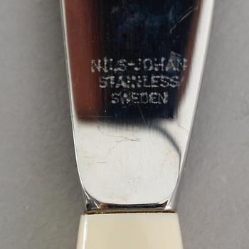 BESTICK, 84 delar, Nils Johan, stål och plast.