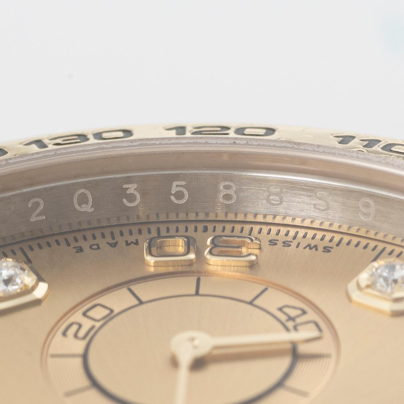 Rolex, Oyster Perpetual, Cosmograph Daytona, Chronometer, "Diamond Dial", wristwatch, 40 mm.