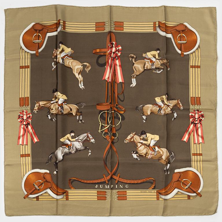 Hermès, scarf, "Jumping".