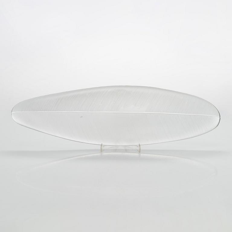 Tapio Wirkkala, a '3869' art object 'Feather' signed Tapio Wirkkala Iittala -55.