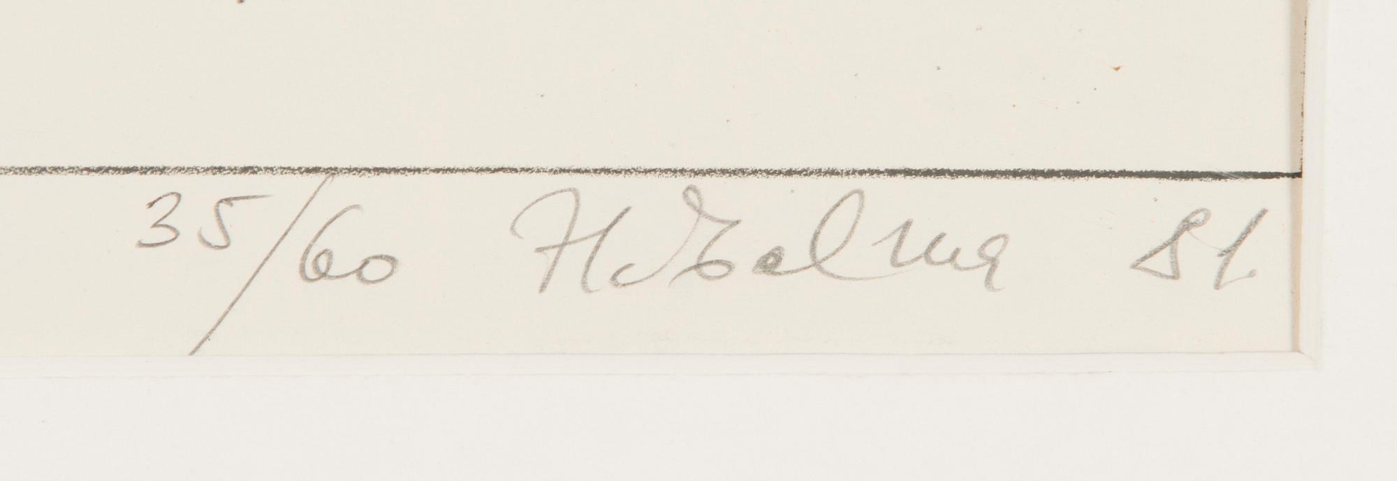 Herald Eelma, litografi, signerad och daterad -82, numrerad 35/60.