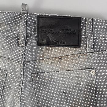 Jeans with tinsels by Dsquared.