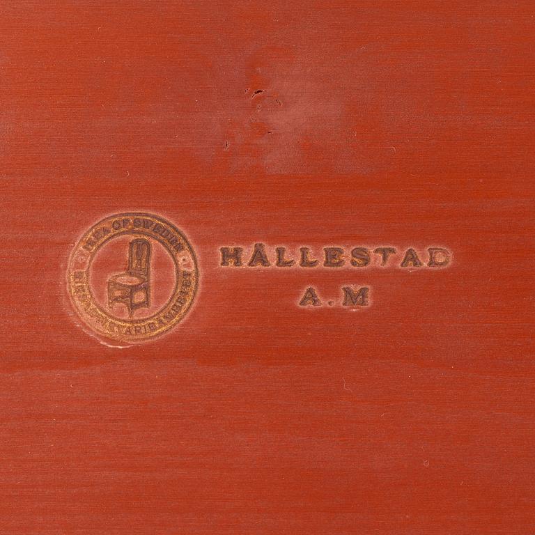 A tray table, "Hällestad", from IKEA's 18th-century series, late 20th century.