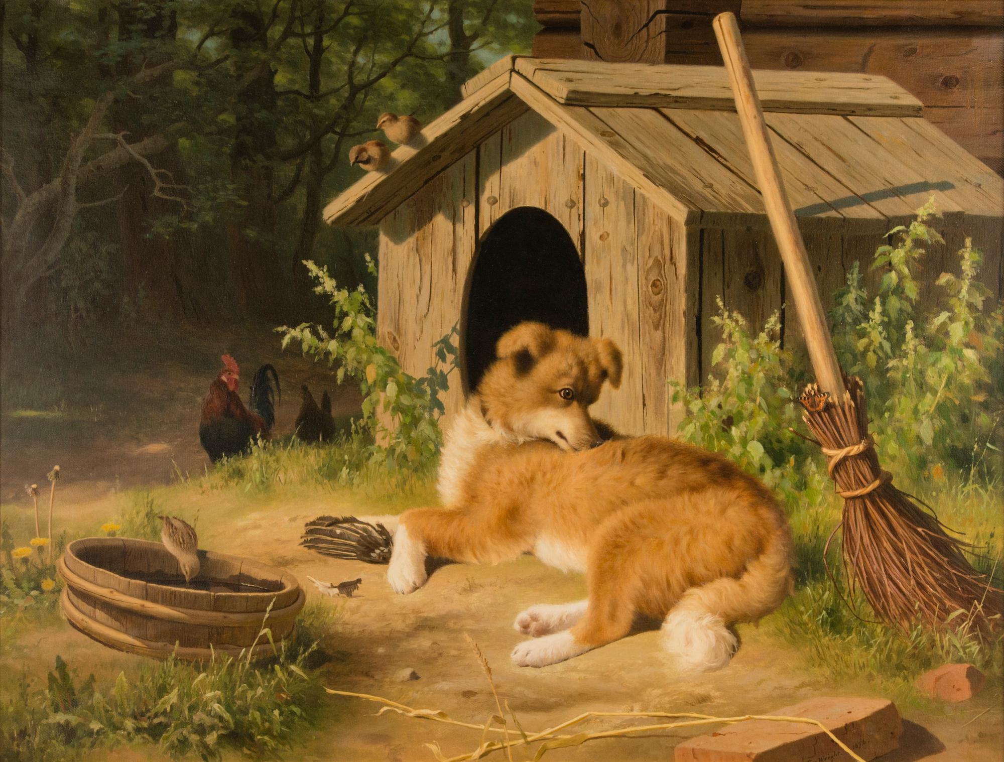 FERDINAND VON WRIGHT, KOIRA.