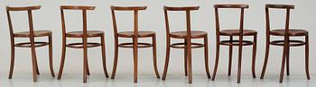 STOLAR, 6st, Thonet, 1900-talets andra hälft.