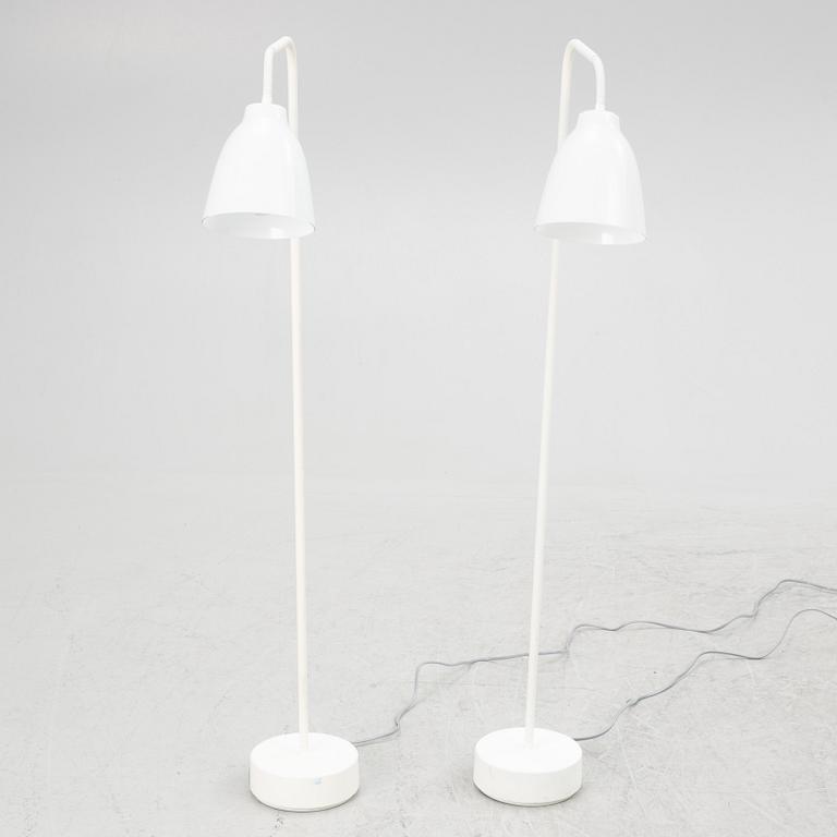 Cecilie Manz, a pair of floor lamps "Caravaggio", Denmark.