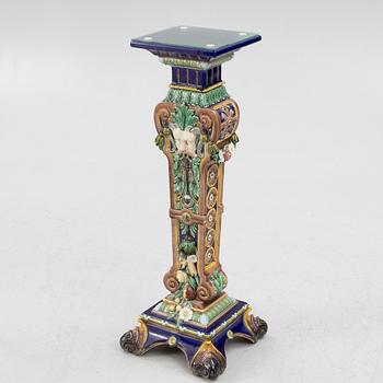 A pedestal, Gustafsberg, 1885.