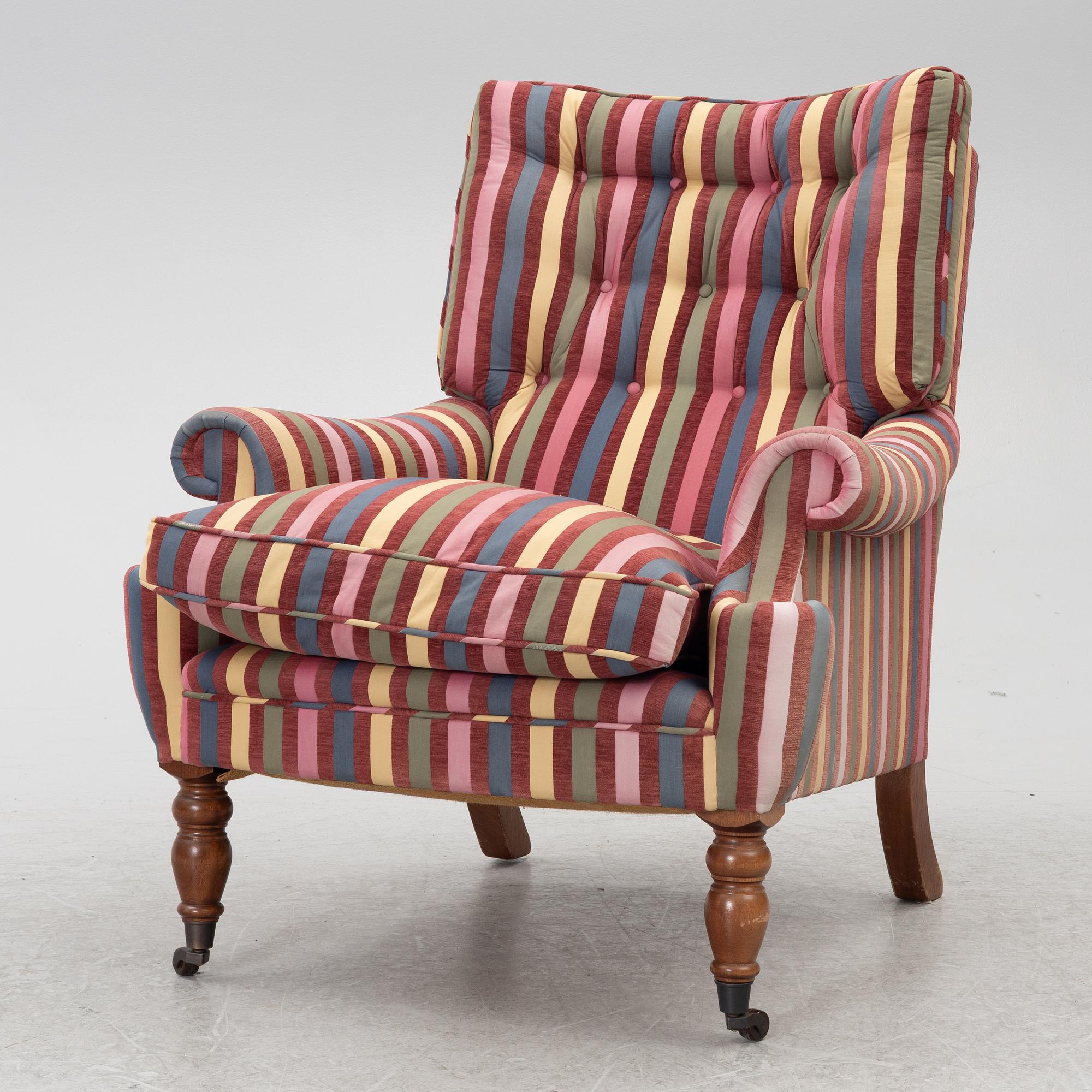 Armchair, Mulberry, England, late 20th century.