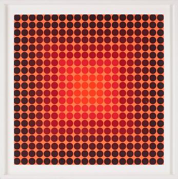 Victor Vasarely · VICTOR VASARELY, färgseriegrafi, signerad och numrerad 180/250.