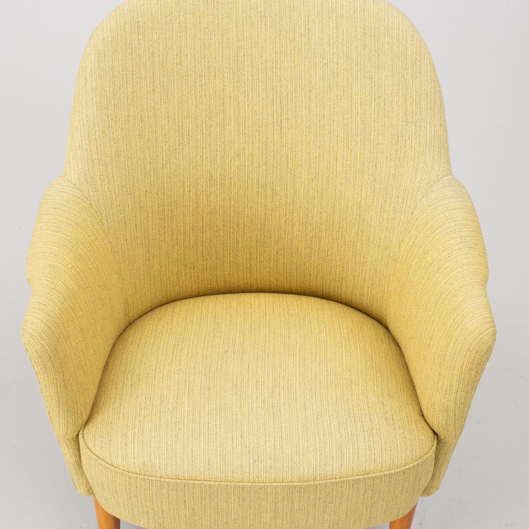 Carl Malmsten, a sofa and an armchair, 'Samspel'.