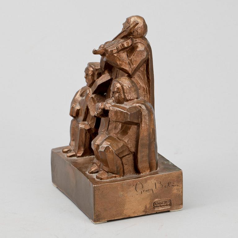 GEORG BOLIN, skulptur, brons, signerad.