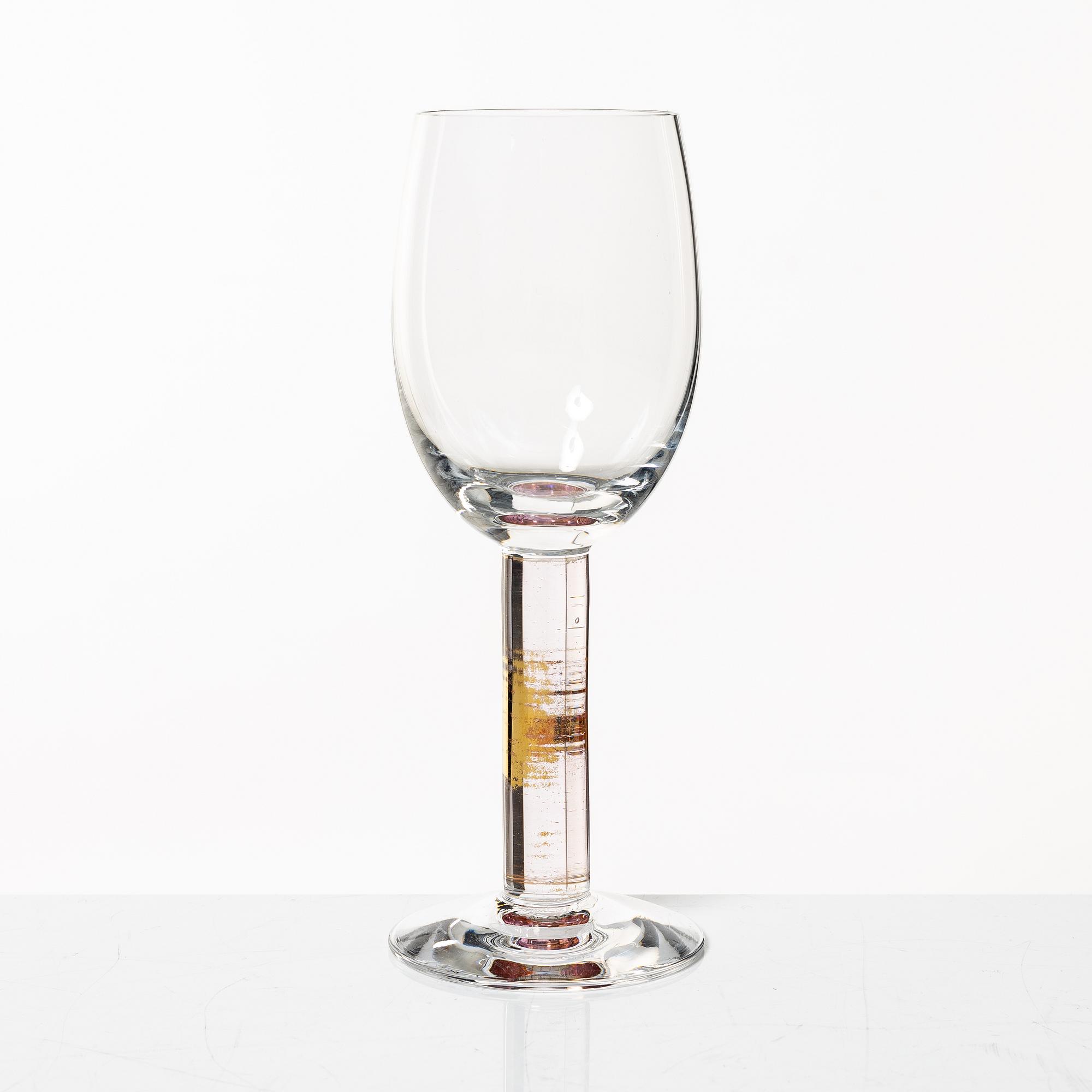 Gunnar Cyrén, glasservis, 22 delar, "Nobel", Orrefors.