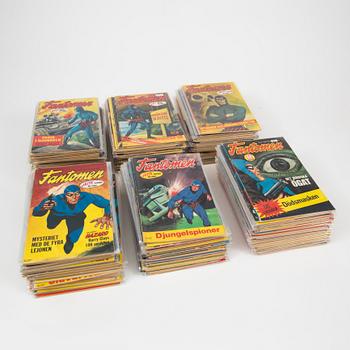 A lot of "Serietidningen Fantomen" comic books complete years 1964-1970.