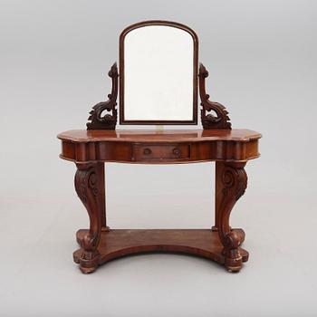 TOALETTBORD, viktorianskt, England, 1800-talets andra hälft.