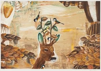 Ernst Billgren, "Bruna väninnor"- From "Vid vägens slut".