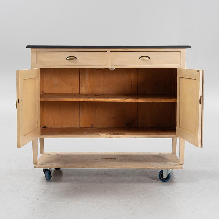 A painted sideboard, 20th Century.