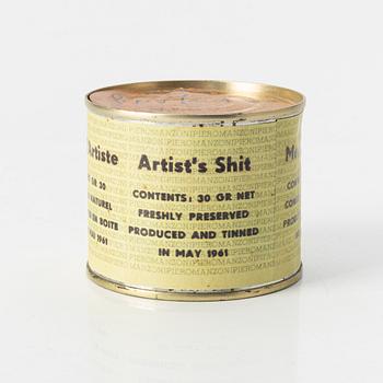 Piero Manzoni, an 'Artist's Shit' sculpture from the Piero Manzoni Foundation, Italien, 2013.