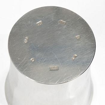 Sigurd Persson, Beakers, a pair, silver, Stockholm 1987.