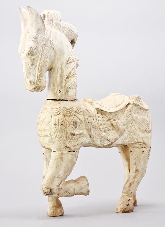FIGURIN, trä, orientalisk, 1800/1900-tal.