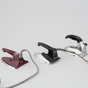 SIXTEN SASON samt RALPH LYSELL, strykjärn, 3 st, 1940-1961.