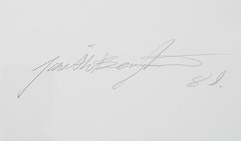 Jan Bengtsson, a photograph, signed and dated -88 on the passepartout and veso.