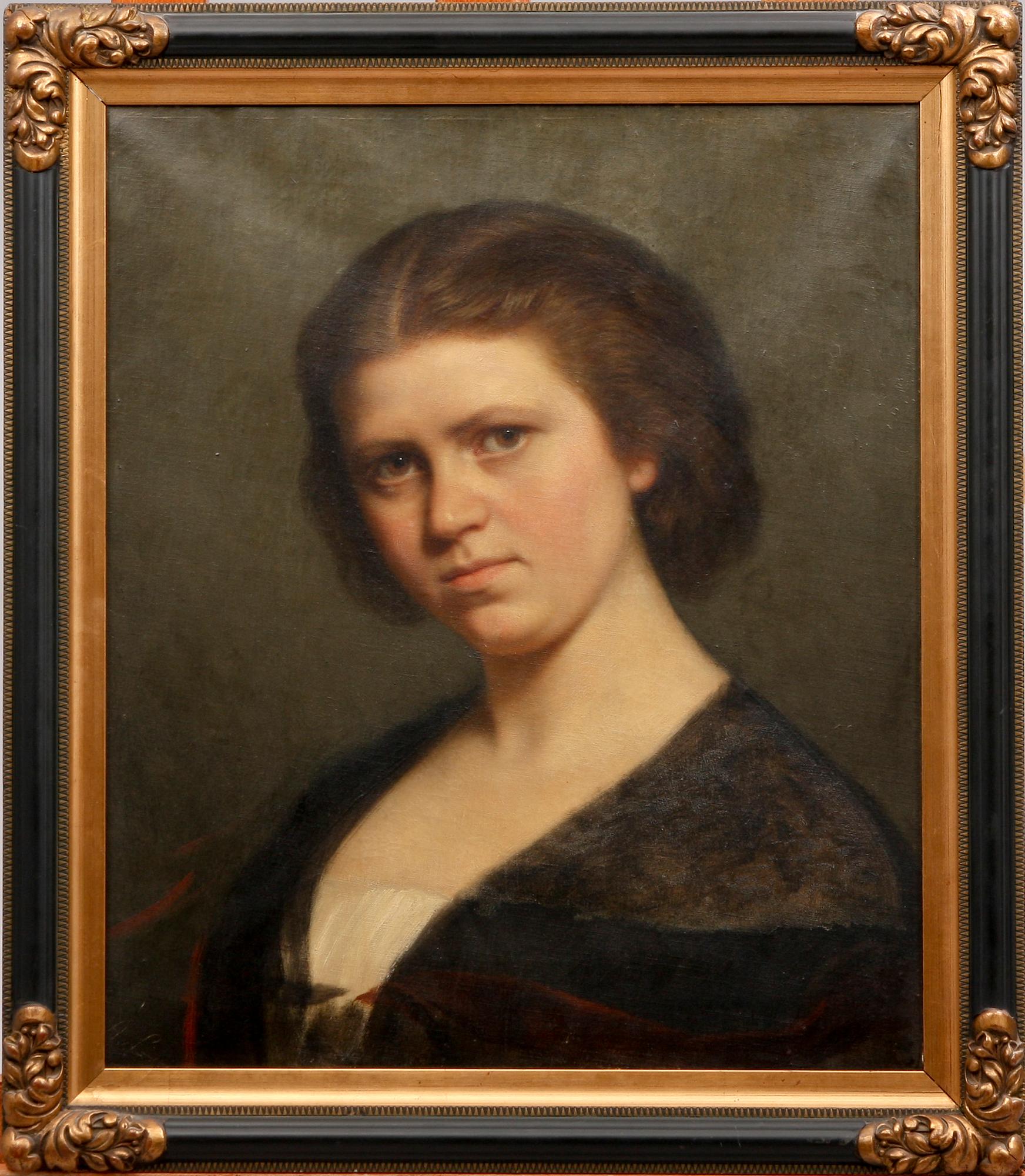 AMALIA LINDEGREN, olja på duk, sign.