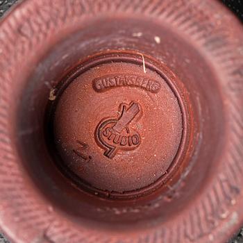 Wilhelm Kåge, a "Farsta" stoneware vase, Gustavsberg Studio 1955.