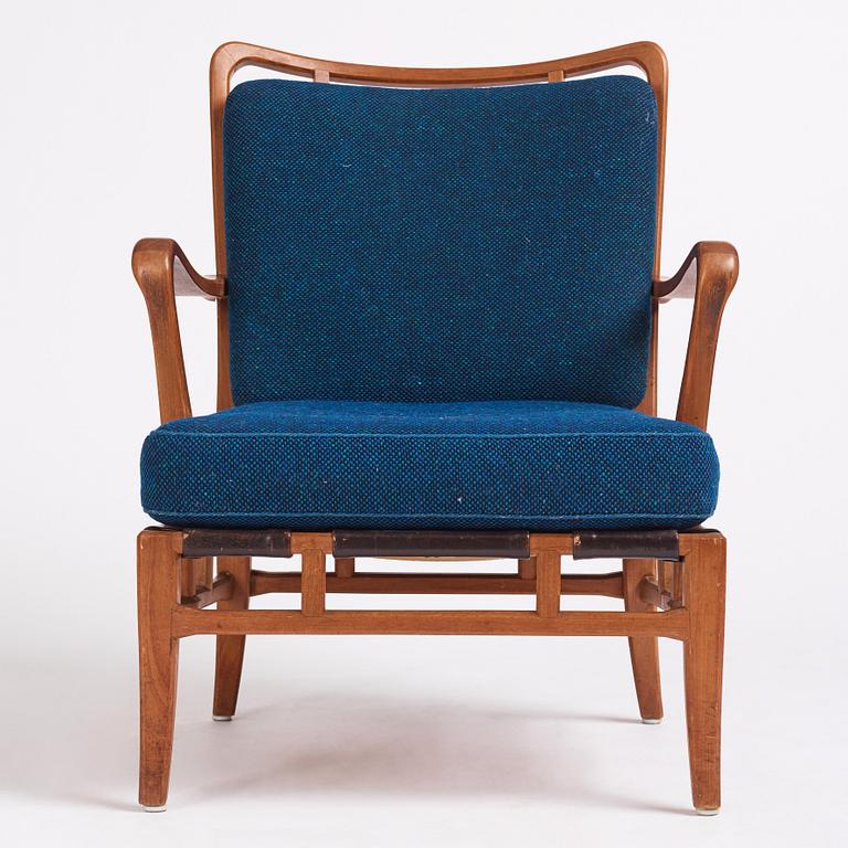 Carl-Axel Acking, an easy chair, "NK Hantverk" Nordiska Kompaniet, 1940s. Provenance Carl Axel Acking.