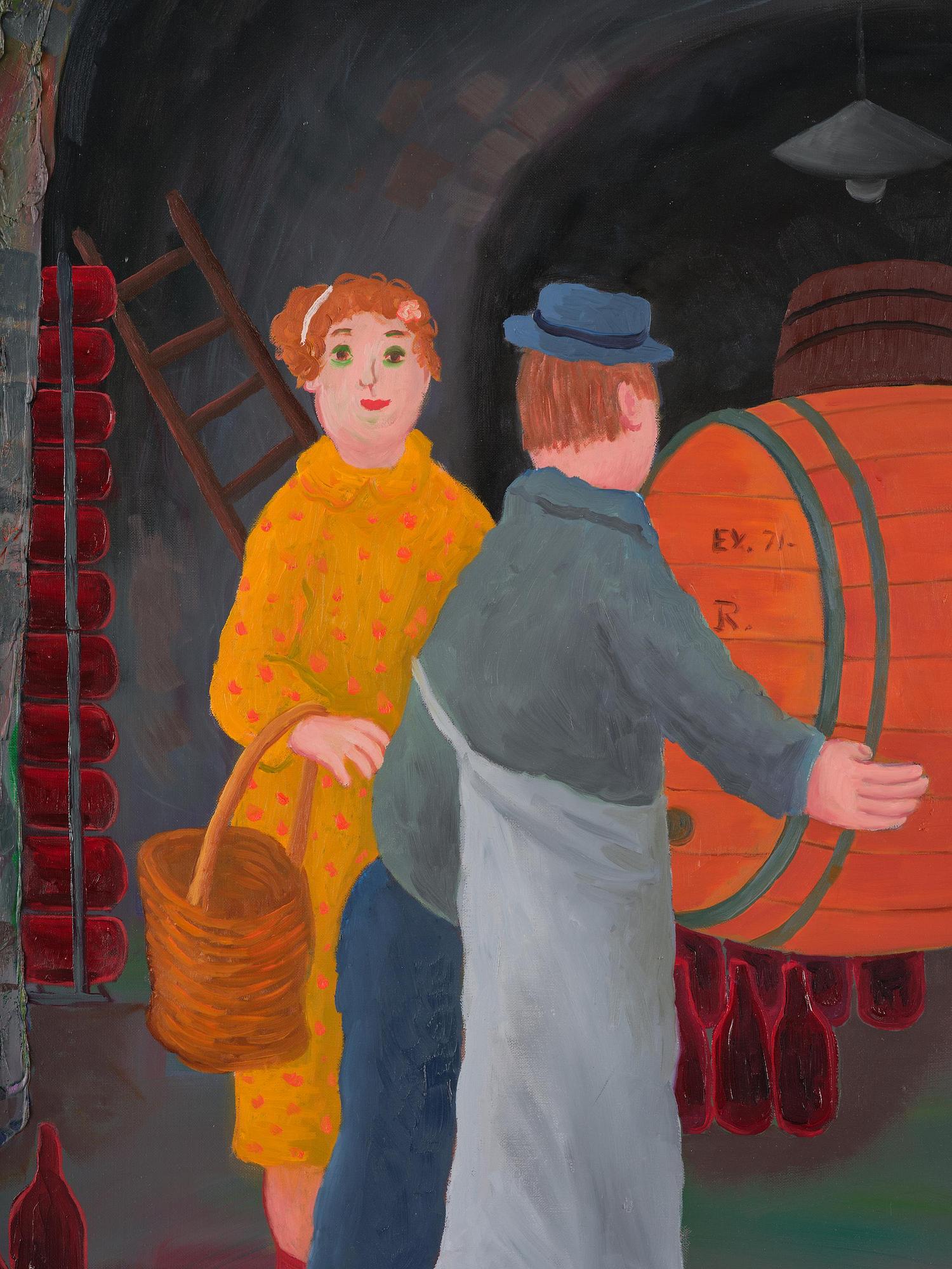 Lennart Jirlow, In the wine cellar.