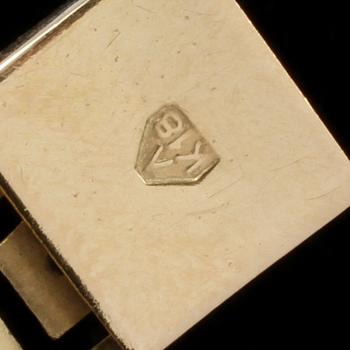 ARMLÄNK, 18k guld, utländska stämplar. Vikt 18 g.
