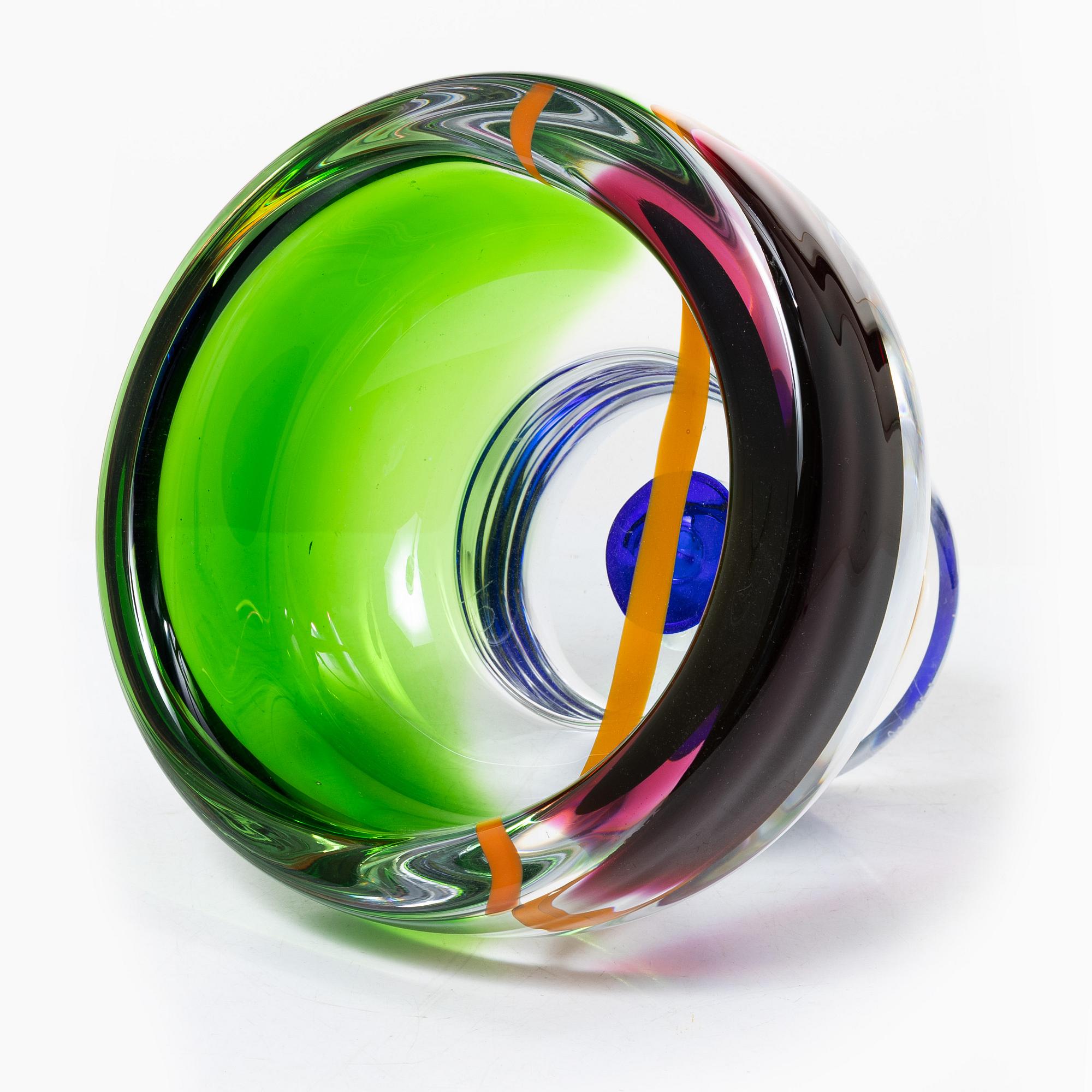 Erik Höglund, Skål, glas, Studioglas Strömbergshyttan.