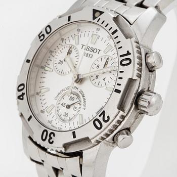 TISSOT, chronograph, wristwatch, 40 mm.