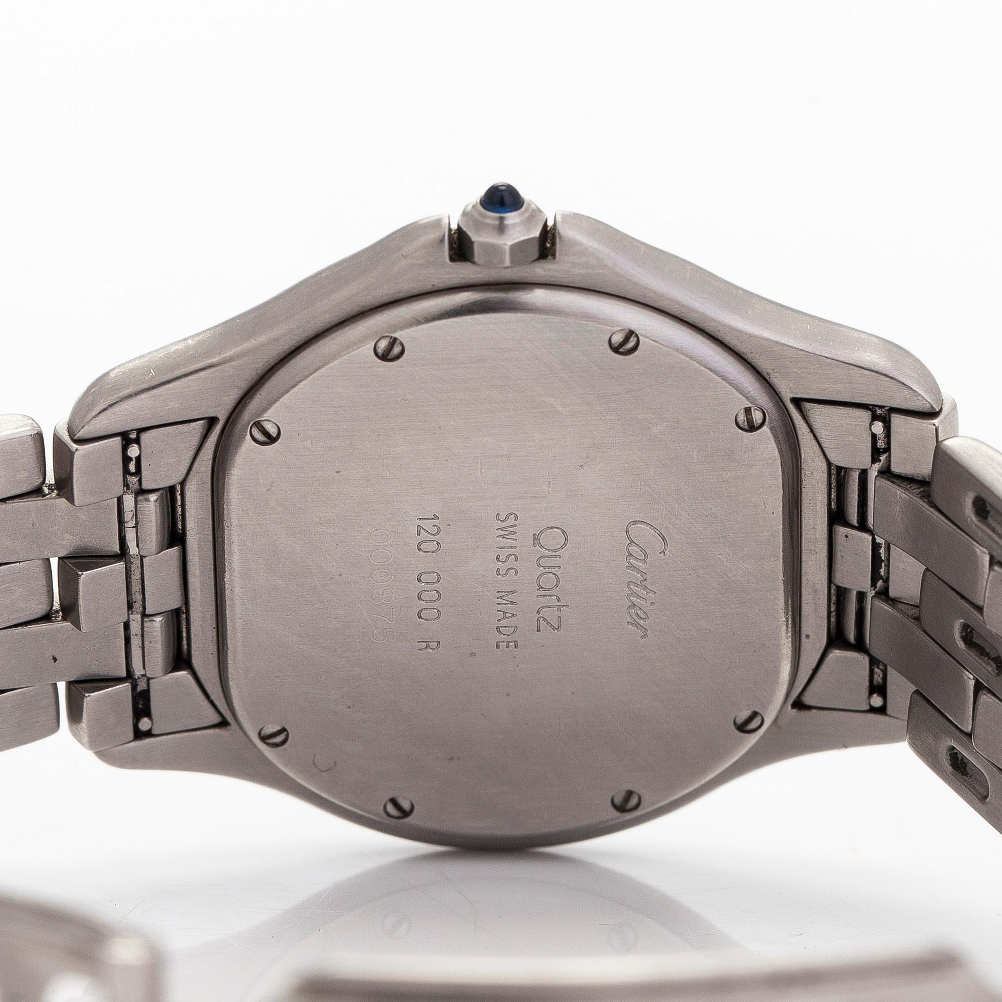 Cartier, Cougar, rannekello, 33 mm.