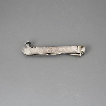 CIGARRSNOPPARE, silver, importstämplad, CG Hallberg, Stockholm, 1917.