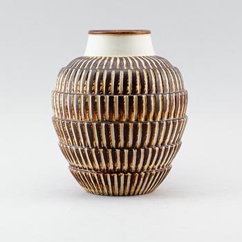 VAS, stengods, "Florens", Gertrud Lönegren, Rörstrand, stämpelsignerad.