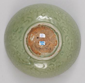 A celadon bowl, Ming dynasty (1368-1644).