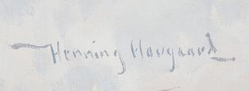 HENNING HOUGAARD, olja på duk, signerad.