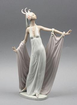 FIGURIN, porslin. Lladro, tillverkningsår 1987-2000.
