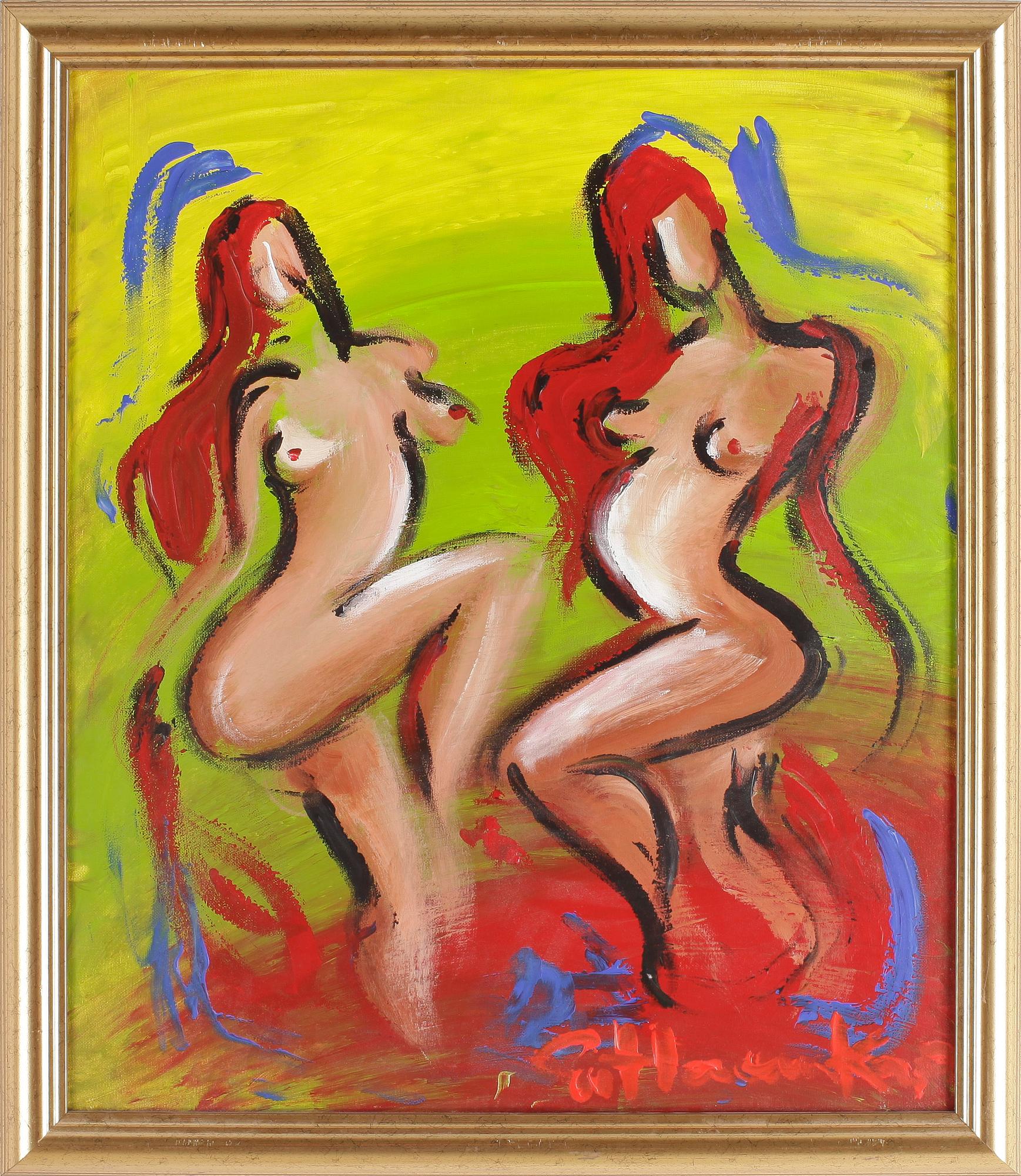 GÖRAN HAUSENKAMP, olja på duk, signerad.