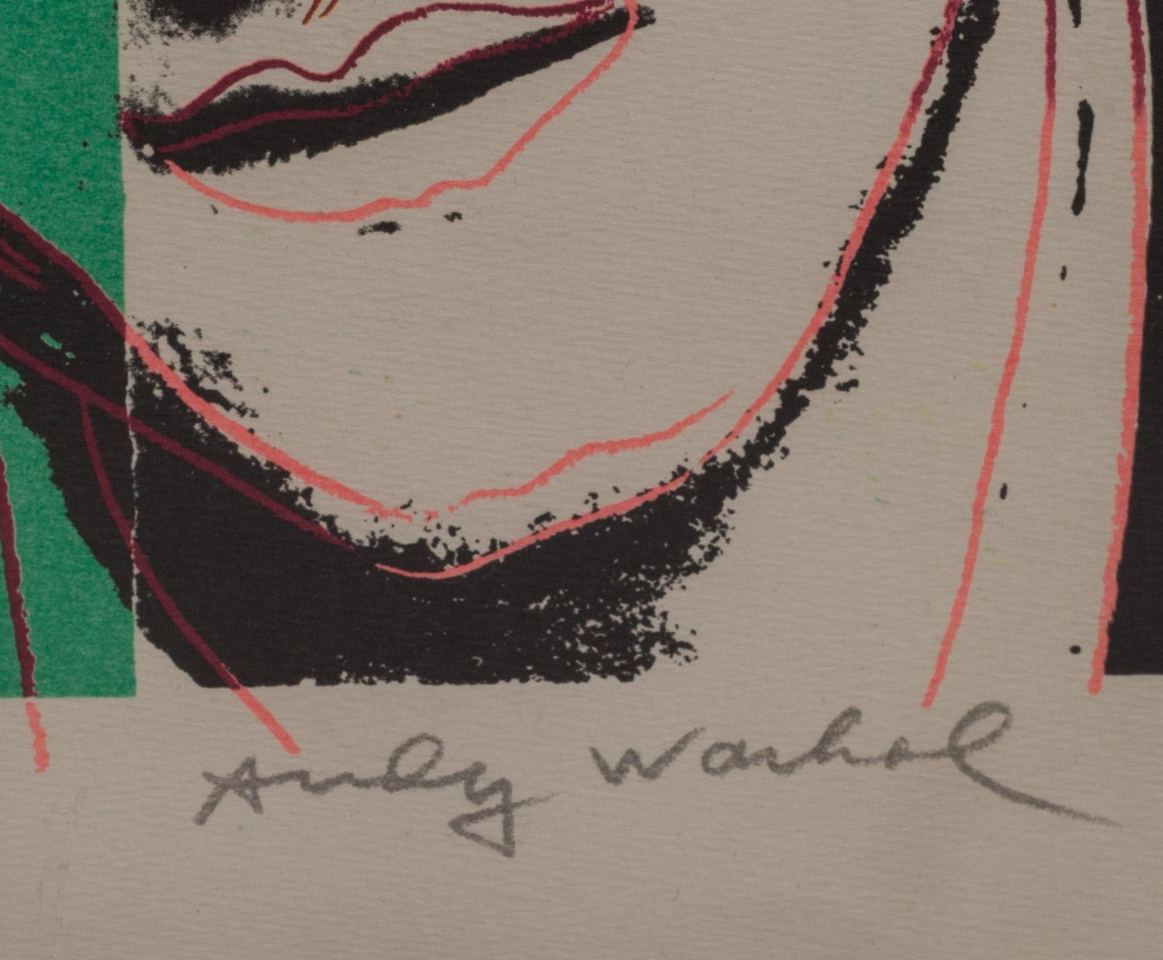 ANDY WARHOL, efter, screentryck, signerat i tryck.