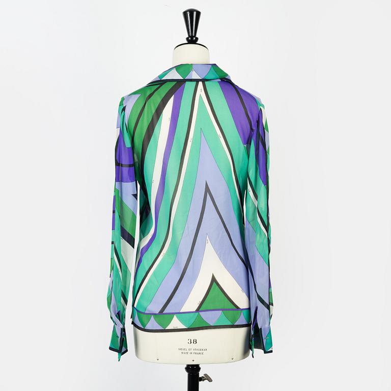 Emilio Pucci, tvådelad ensemble, storlek It 6.