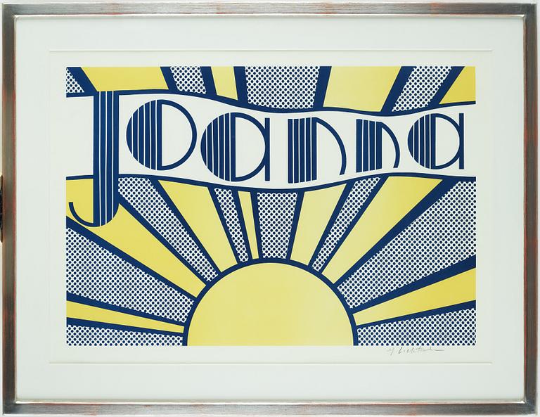 Roy Lichtenstein, "Joanna".